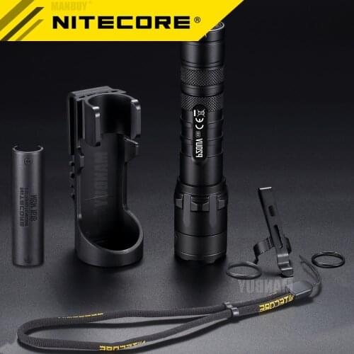 NITECORE P20UV V2 320mW UV Beam CREE XP-L2 V6 LED 1000 Lumen Tactical 18650 Flashlight for Outdoor Hunting Camping Free Shipping