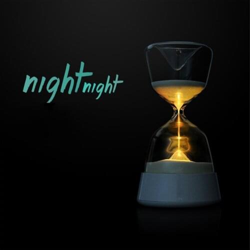 USB Hourglass With Sleeping Night Light For Children And Kids In Desktop Laptop Bedroom Hourglass Night Light