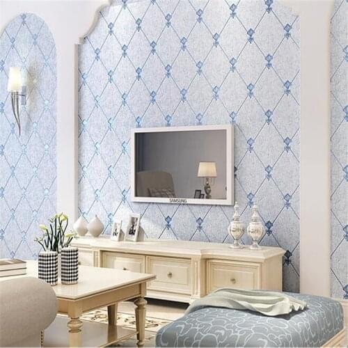 Beibehang High end Thick non-woven thickened self-adhesive wallpaper Warm living room bedroom 3d stereo TV background wall paper
