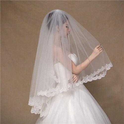 Popodion Wedding Lace Veils