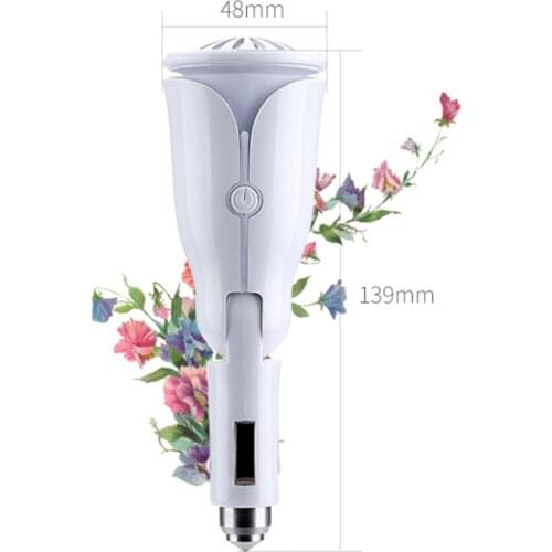 Mini Portable Car Aroma Machine Perfume Diffuser Cars Air Purifier with 3pcs of Fragrant Capsules Car Styling