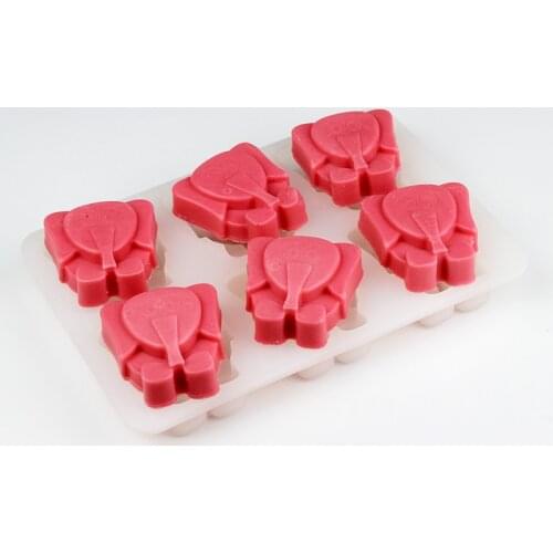 Silicone Soap Mold for Soap Making Forms Elephant Shape Chocolate Candy Mould DIY Cake Decorating Tool