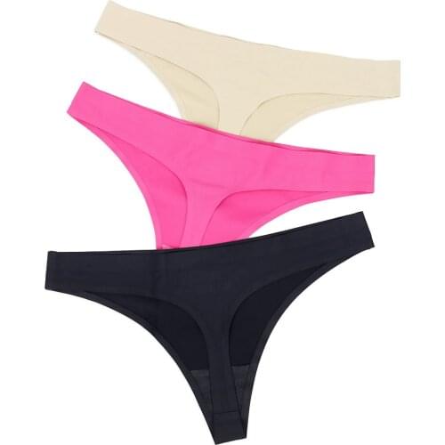 Hot Silk Sexy Women Thongs g string Seamless Panties Female Underwear Sexy Tanga Panties Women Low-Rise Lingerie Panty Intimates