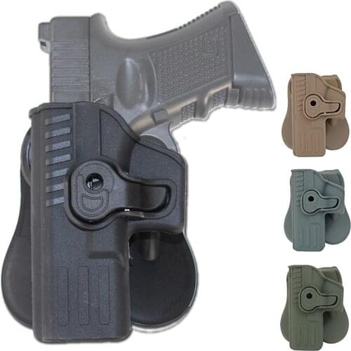Tactical Glock Belt Waist Holster for GLOCK 17/19/22/23/31/32 Airsoft Left Handed Gun Case Military Hunting accessories