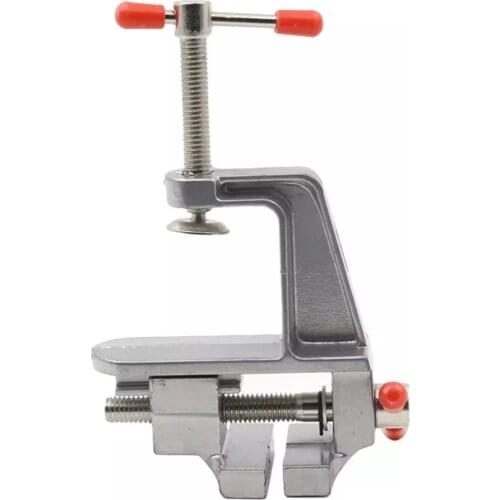 High Quality Durable 3.5" Aluminum Mini Jewelers Hobby Clamp On Table Bench Vise Vice Tool