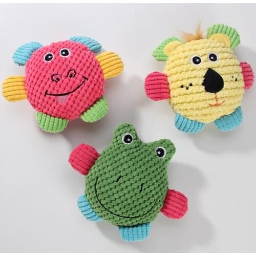 Funny Puppy Chihuahua York Interactive Chew Toy Small Medium Dogs Plush Squeaky Sounding Toys Pets Traning Supplies