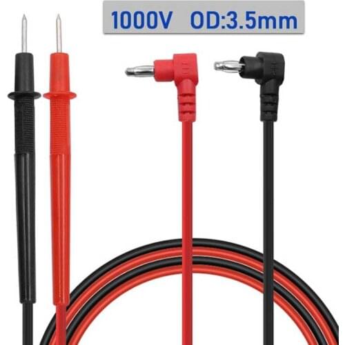70cm Length 1 Pair Universal 1000v 10A Probe Multimeter Test Leads For Digital Multi Meter Tester Lead Probe Wire Pen Cable Tool