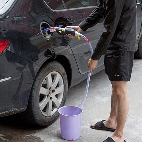 Car Fuel Tank Sucker Oil Transfer Car Fuel Pump Petrol Diesel Liquid Manual Pump