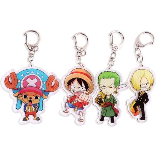 One piece anime action figure prefect quality acrylic key chain home decoration classics gifts schoolbag Small pendant