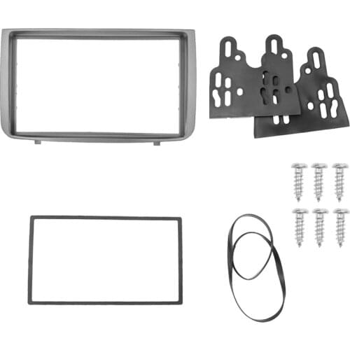 Double 2 Din DVD Frame Stereo Panel For ALFA ROMEO 147 2005-2011 Dash Installation mounting Radio Fascia Bezel Trim Kit