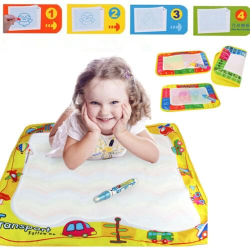 2020 Hot Fashion Newest Arrival Kids Drawing Water Pen Painting Doodle Aquadoodle Mat Board Children Toy gifts детские вещи