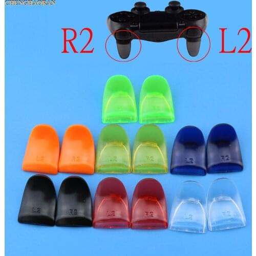 ChengHaoRan 1pair Bent L2 R2 Triggers Extender Buttons Kit For PlayStation 4 PS4 S/PS4 Slim/PS4 Pro Game Controller Accessories