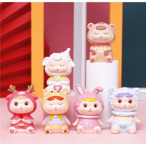 Creative cute cartoon amazing blind box hand-made surprise craft ornaments childrens doll toys decorative lucky bag gift