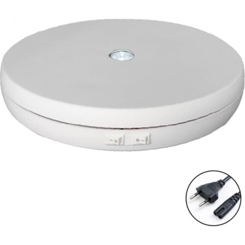 M89B Motorized Rotating Display Stand Turntable Display Stand Work with Battery/USB Power Supply 360 Degree 110/220V