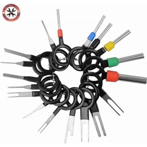 59/38/11/8Pcs Automotive Plug Terminal Remove Tool Set Key Pin Car Electrical Wire Crimp Connector Extractor Kit Accessorie