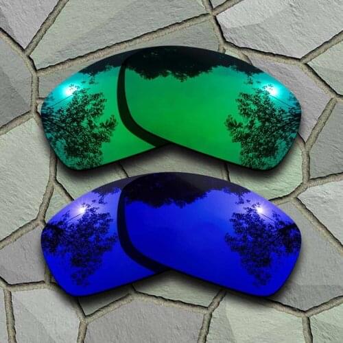 Jade Green&Violet Blue Sunglasses Polarized Replacement Lenses for Hijinx
