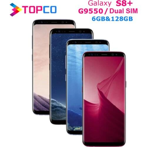 Samsung Galaxy S8+ S8 Plus Dual Sim Original G9550 4G LTE NFC Android Phone Snapdragon Octa Core 6.2" 12MP RAM 6GB ROM 128GB NFC
