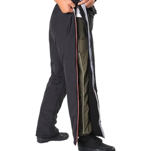 Men Outdoor Winter Warm Pants Thicken Thermal Windproof Loose Trousers Climbing Hiking Fishing Sports Pants Size 3XL-7XL X371G