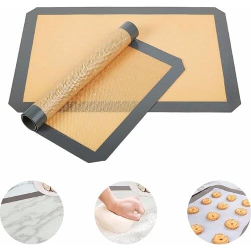 Silicone Baking Mat - Professional Grade Non Stick Silicon Liner for Bake Pans & Rolling