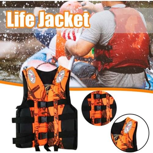 Adults Life-jacket Aid Vest Kayak Ski Buoyancy Fishing Boat Watersport Universal Windsurfing Surfing Swimming Boating