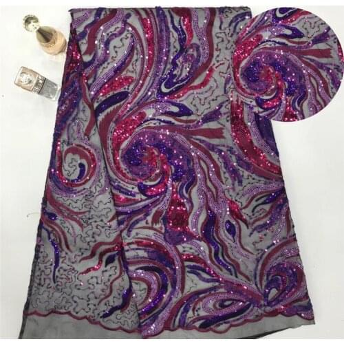 Special JRB-112805 embroidered Tulle Lace Fabric with sequins for sexy dress