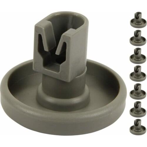 2Pcs Universal Dishwasher Upper & Lower Basket Wheel Fit AEG Favorit Gray