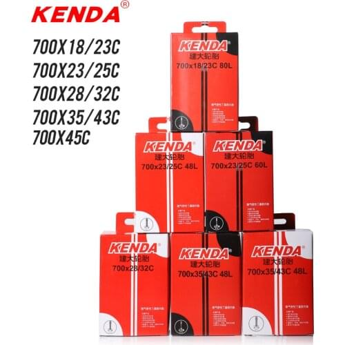 KENDA 2PCS bicycle inner tube 700C 23C 25C 35C 45C camera Schrader Presta valve inner tube mountain bike tubes tire chambre air