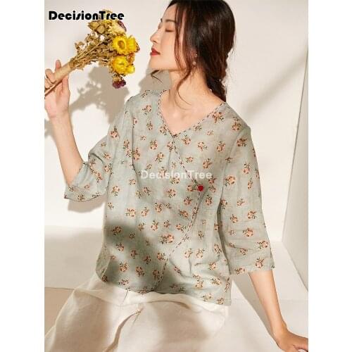 2021 cheongsam women blouse shirt chinese style elegant short sleeved shirt women tops chinese shirt qipao cheongsam blouse