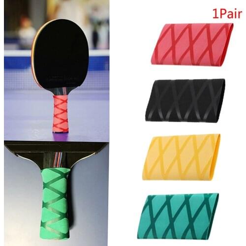 1 Pair Overgrip for Table Tennis Racket Handle Tape Heat-shrinkable Ping Pong Set Bat Grips Sweatband Accessories