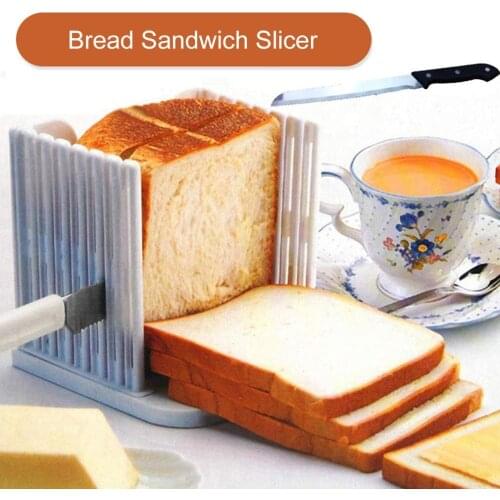 1pcs Professional Bread Loaf Toast Cutter Slicer Slicing Cutting Guide Mold Maker Kitchen Tool New Arrival