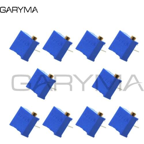 10pcs 3296P 3296 1K 2K 5K 10K 20K 50K Trimming Trim Pot Trimmer Potentiometer 3296P-1-102 3296P-1-202 3296P-1-502 3296P-1-203