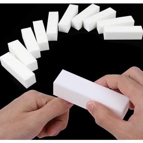 10Pcs/set Nail Art Sanding Sponge Buffer Block Fingernail Grinding Polishing Nail Files Manicure Pedicure Tool