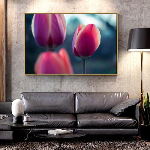 Artcozy Oil Canvas Painting tulip_bud_petals For Home Decoration Wall Art