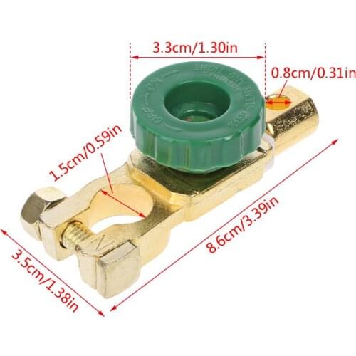 Car Battery Terminal Link Switch Quick Cut-off Disconnect Isolator Switch Car Vehicle Parts Auto Accessories 1XCF