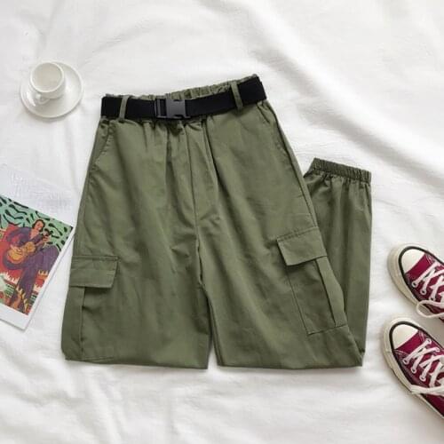 Cargo/Loose Pants Women Autumn Womens Pants Cotton Sweatpants Casual Harem Sports Pants For Women Trousers