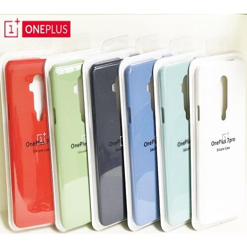 Oneplus 7T Pro Case Original Official Silicone Soft Ultra Thin Shockproof Full Protective Cover One Plus 7T 7 7 Pro 6T 6 5T Case