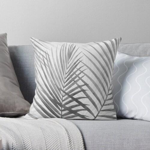 Black and White Palms Throw Pillow Cushion Cover Polyester throw pillows case on sofa home living room car seat decor 45x45cm