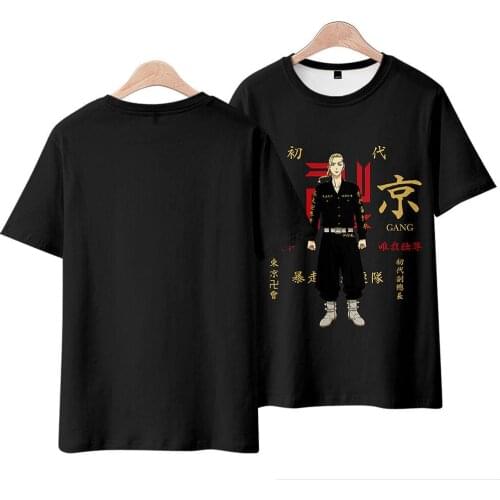 Mens T shirt Tokyo Revengers футболка оверсайз 3D Printed Manga Sano Manjirou Ken Ryuguji Haori футболка мужская anime clothes