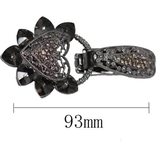 Good quality 93mm metal rhinestones button with sweater coat decoration button accessories DIY 1Pcs/Lot SP-0039