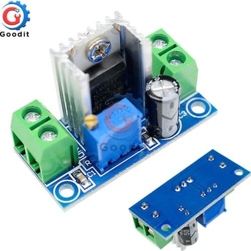 LM317 Adjustable Voltage Linear Regulator Power Supply Step Down Buck Converter Board Module LM317 DC-DC 4.2-40V To 1.2-37V