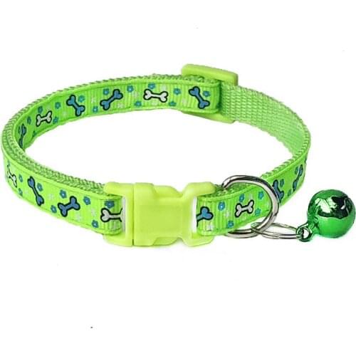 Lovely Mushroom Dog Collars for Small Medium Dogs Puppy Cats Pets Collar With Basic Bells Dog Collar Pet Products Supplies 2020