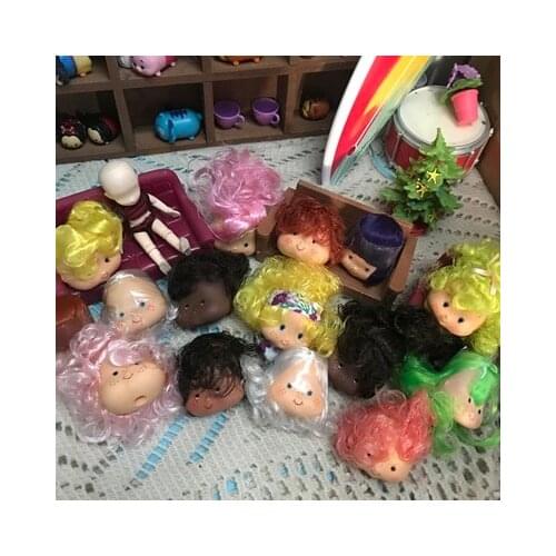 Soft Plastic Practice Makeup Doll Heads For Strawberry Shortcake doll head Dolls Practicing accessories Restoring ancient way