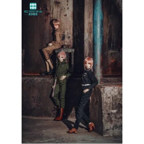 BJD doll clothes suitable for BJD uncle 1/3 BJD doll fashion handsome one-piece overalls uniforms