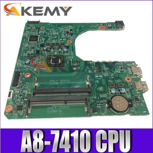 Original Laptop motherboard For DELL Inspiron 3565 A8-7410 Mainboard CN-0GW4F0 0GW4F0 15276-1 AM7410 CPU