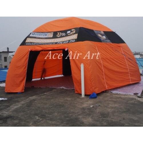 Full Cover with removable entrances on every wall Inflatable SpiderTent for Advertising in CZ