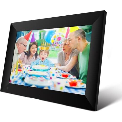 ACEMAX 10.1 inch smart WIFI DIGITAL PHOTO FRAME IPS High Resolution Touch Screen Portrait and Landscape mode app supporting