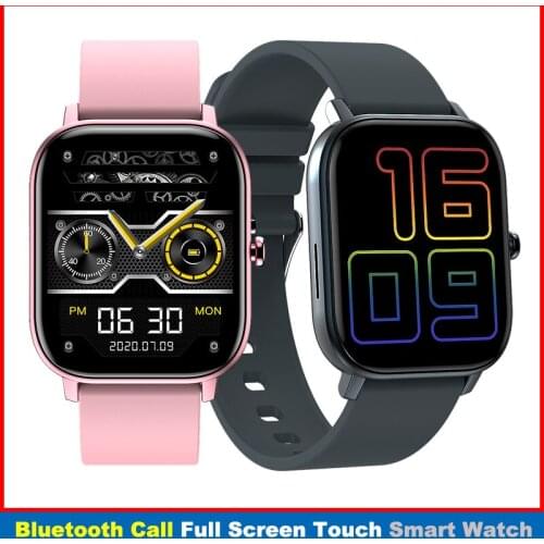 Smart Bluetooth Watch Men 1.6 inch Full Touch Fitness Tracker Blood Pressure Monitoring Clock Women Smartwatch for Xiaomi PK P8