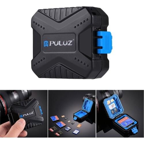 11 in 1 Memory Card Case Holder Waterproof Storage Box Case protector for 3SIM+2XQD+2TF+2CF+2SD Card