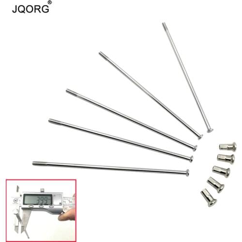 40 Pieces A Lot 8 K Motorcycle Spokes Diameter 4.0 mm Straight Pull Sliver Color Motocross Spokes 304 Stainless Steel Spokes