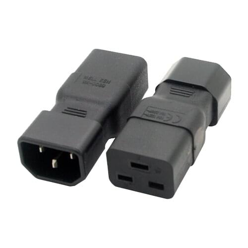 WA0089 IEC320 C20 to C14 Adapter,C13 to C19 AC PLUG CONVERTER,AC CONVERTER,PDU UPS plug converter #WPT605